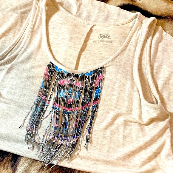 Lot of 2 Justice tank tops - Picture 4 of 7